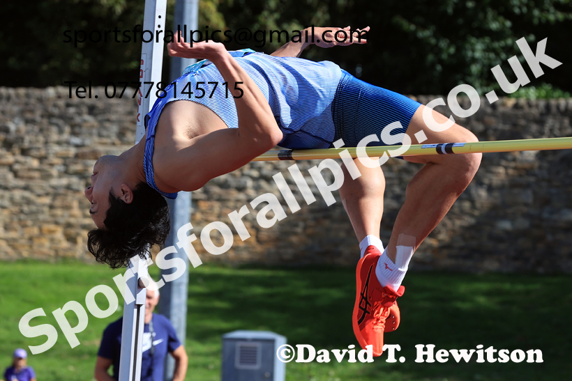 Decathlon high jump, 2025 EAP International Combined Events, Hexham, Northumberland.  Photo: David T. Hewitson/Sports for All Pics